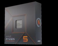 Processeur AMD Ryzen 5 7600X (4.7 GHz / 5.3 GHz) Processeur 6-Core 12-Threads socket AM5 GameCache 38 Mo 5 nm TDP 105W (version boîte sans ventilateur - garantie constructeur 3 ans)